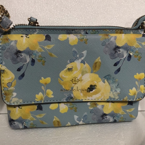 Nanette Lepore Floral Crossbody Bag EUC - Picture 2 of 8